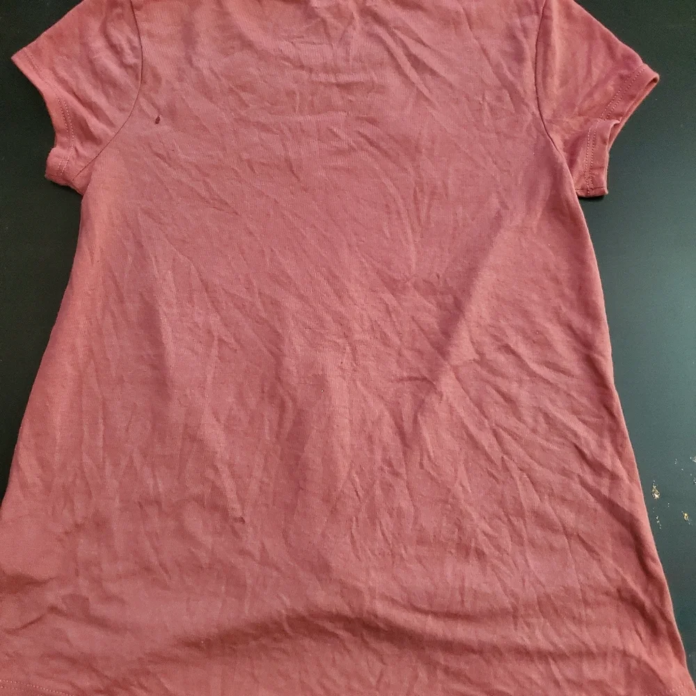 Girls Butterfly Sequin Tee Shirt Size M - Picture 2 of 3